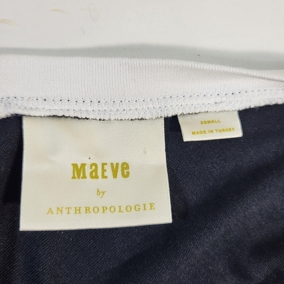 Maeve by Anthropologie Black & White Blouse - Picture 10 of 10
